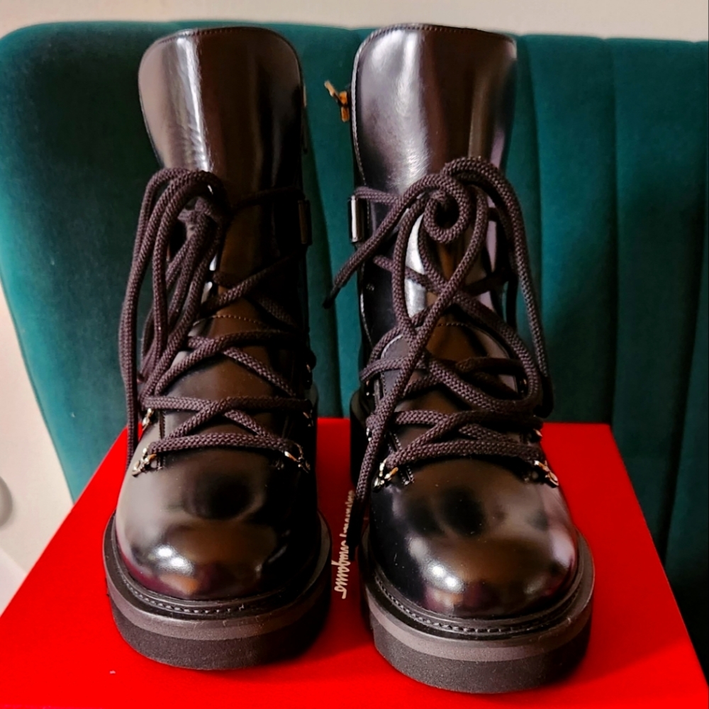 Ferragamo  Combat Boots